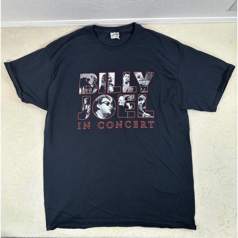 Sz XL Billy Joel In Concert 2017 Tour Tee Piano Rock Band Black